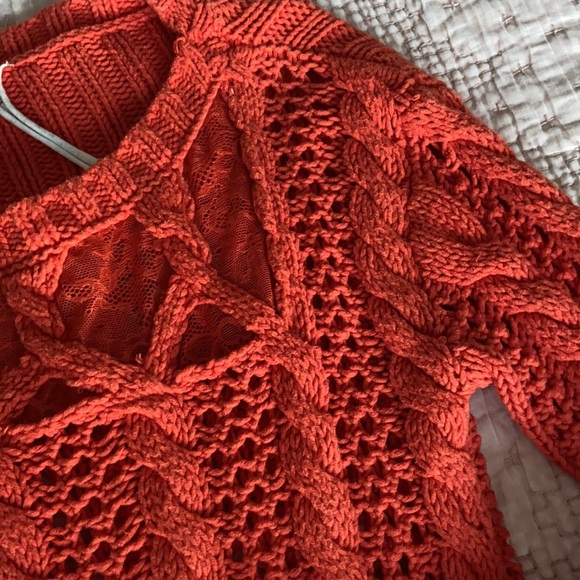 Chunky knit sweater Anthropologie size M - Picture 2 of 3